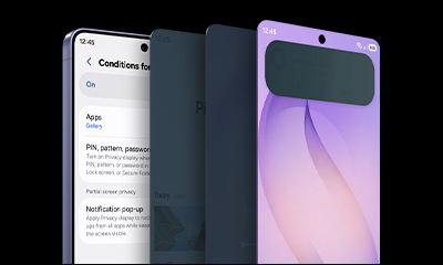 Privacy Display – settings