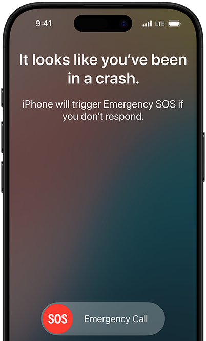 Zobrazujú sa GPS súradnice polohy a správy prostredníctvom funkcie Satelit na iPhone–16 Pro