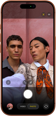 iPhone 17 Pro spredu, funkcia centrovania záberu pri fotení