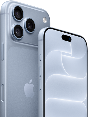 iPhone 18 Pro v ľadovcovej farbe, pohľad na prednú a zadnú stranu, vidno Ceramic Shield a sústavu troch kamier