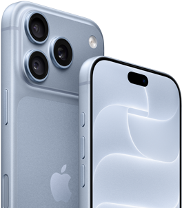 iPhone 18 Pro v ľadovcovej farbe, pohľad na prednú a zadnú stranu, vidno Ceramic Shield a sústavu troch kamier