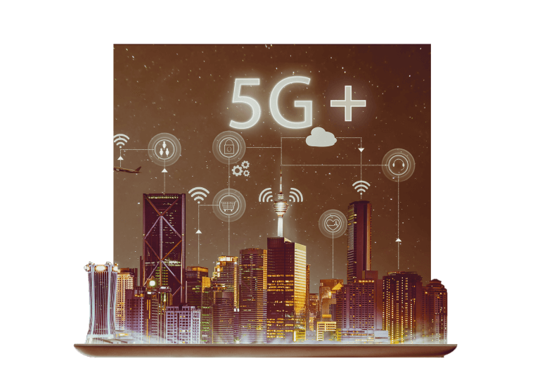mesto a logo 5G siete