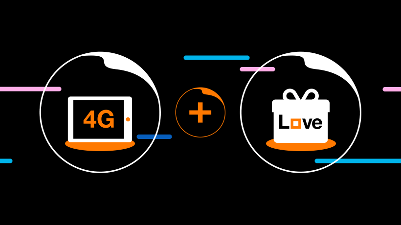 Orange ponúka 4G internet na doma s výhodami balíka Love