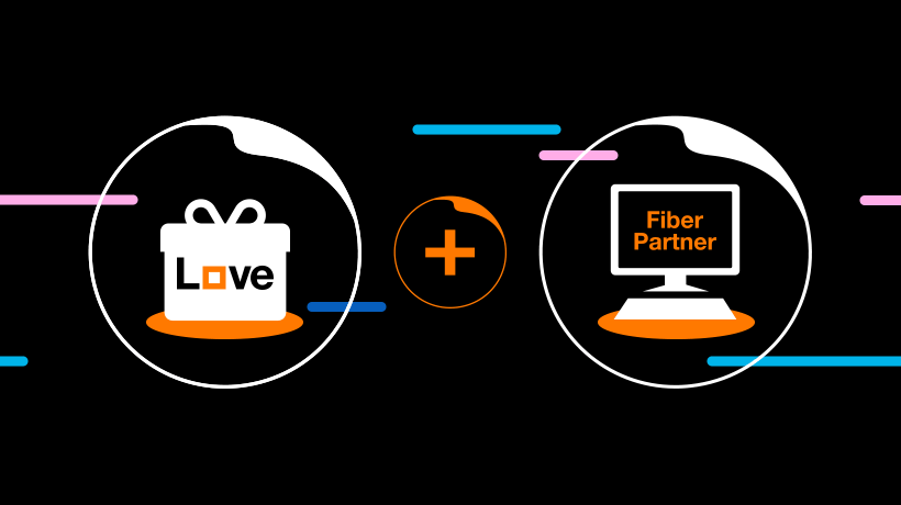 Objavte výhody balíka Orange Love s optickým internetom Fiber Partner