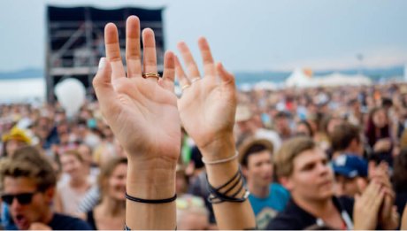 záber z festivalu Pohoda