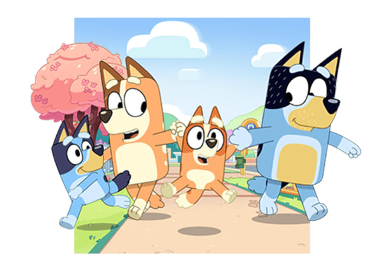 animovaná rozprávka Bluey