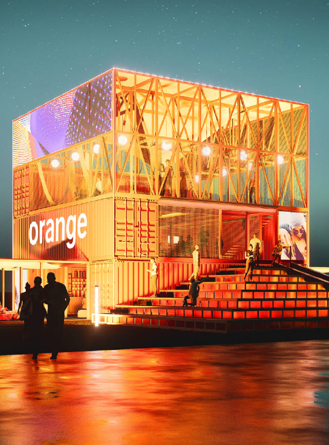 Orange stage
