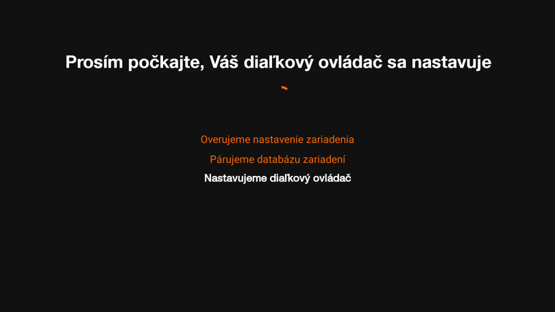 nastavenie diaľkového ovládača