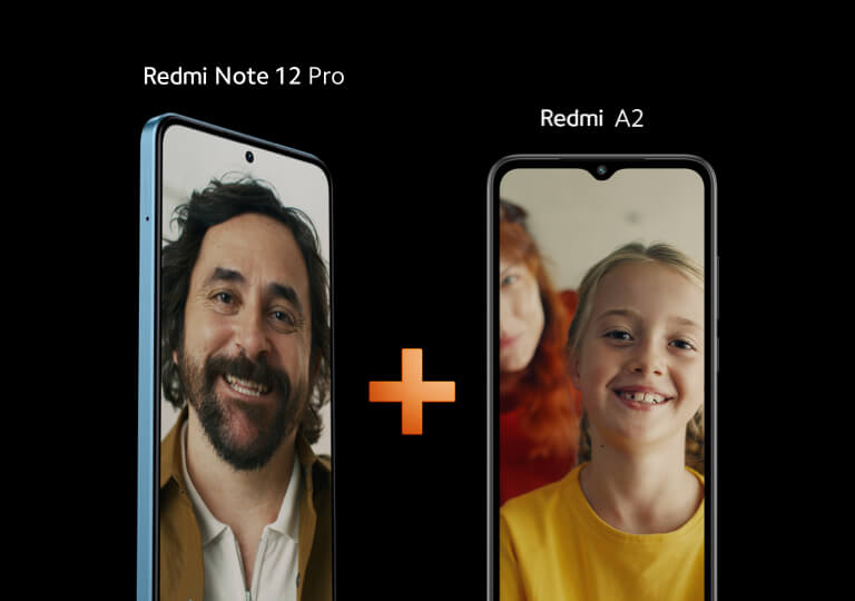 mobilné zariadenia Redmi Note 12 Pro a Redmi A2