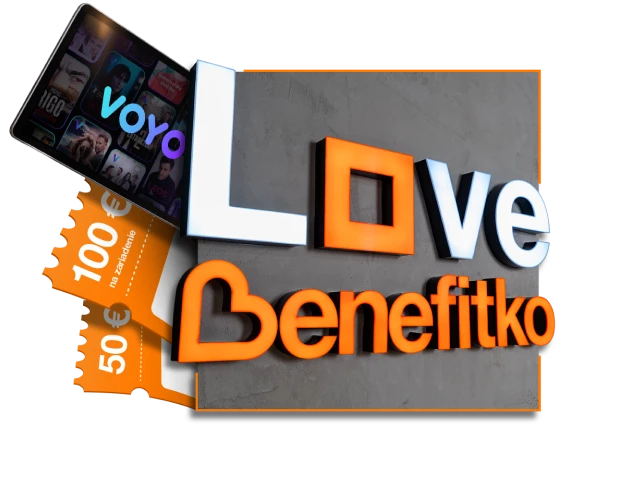 Love Benefitko - poukážky na zariadenie a Voyo