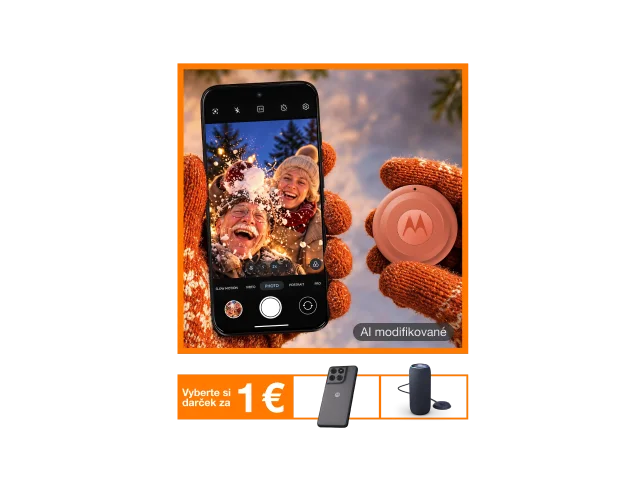 telefón Motorola moto g77 a prívesok Moto Tag