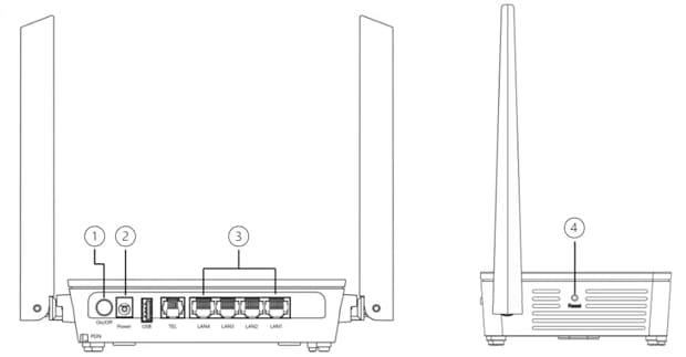 schéma zariadenia Huawei OptiXstar HG8145X6-10