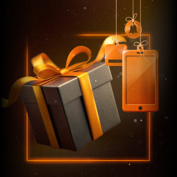 vianočný darček a zariadenia