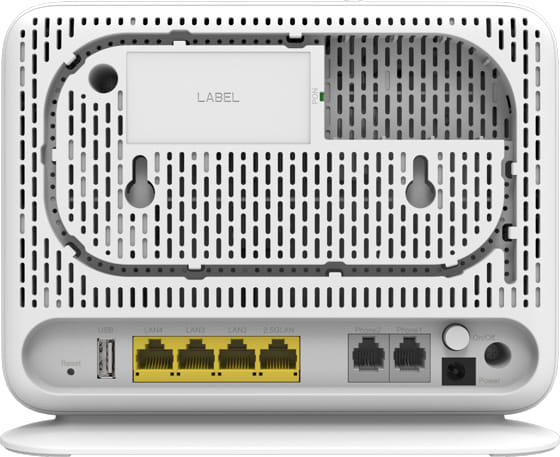 zadná strana zariadenia Huawei OptiXstar HG8245B7N