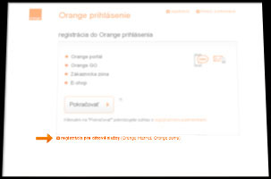 3. registrácia pre dátové služby